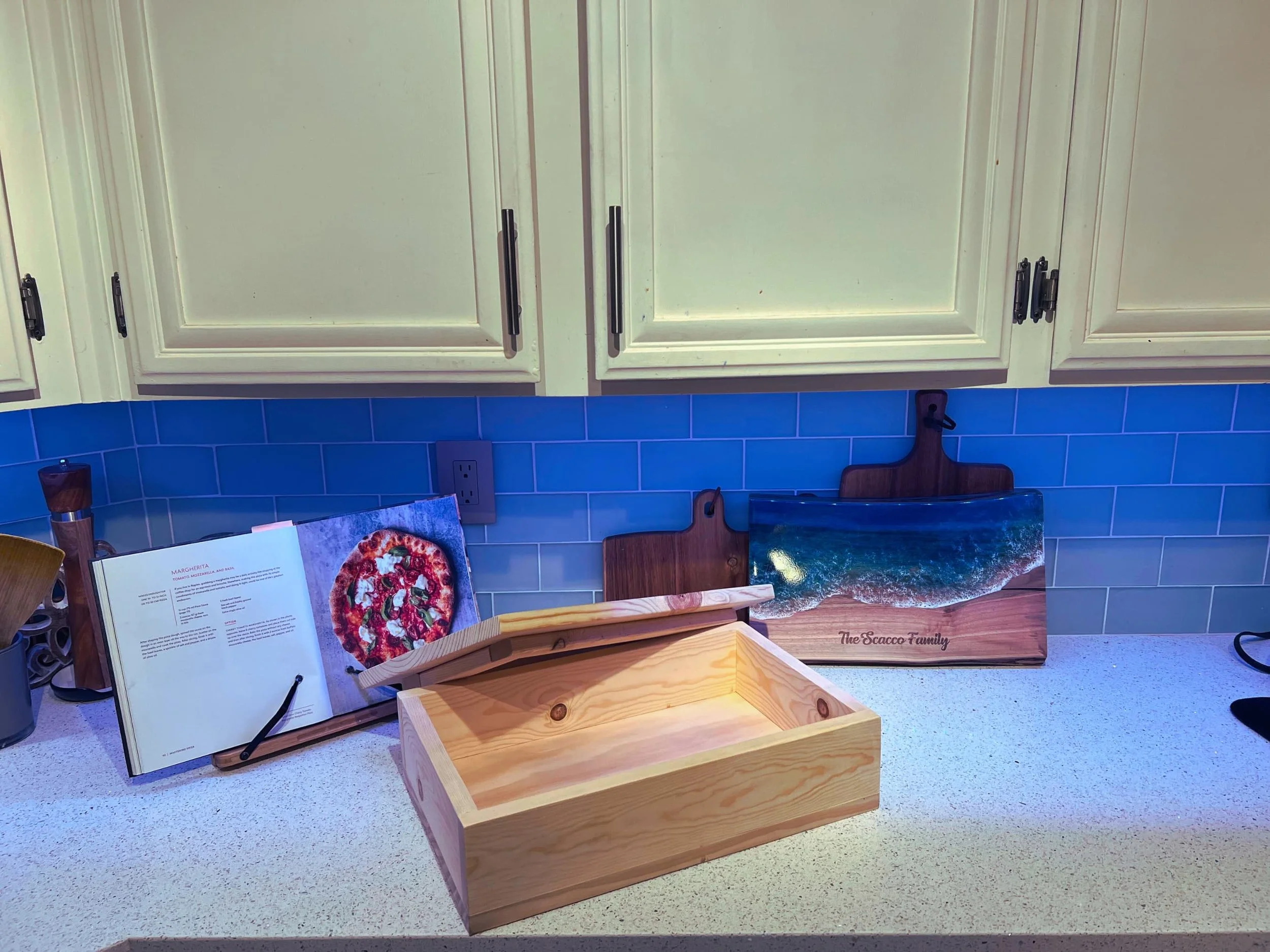 Wooden Dough Proofing Box with Prep Lid — Handmade for Neapolitan